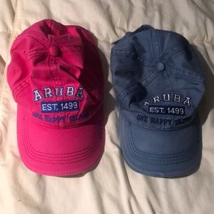 His and Hers Aruba hats